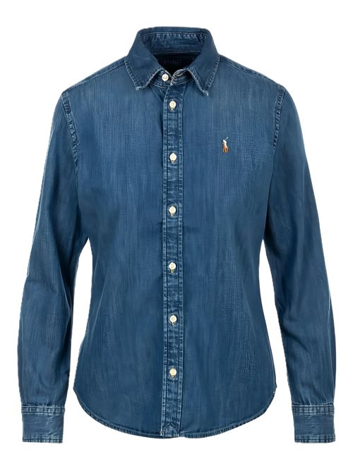 Polo Ralph LaurenPolo Pony-embroidery shirt Polo Ralph Lauren | 211-969458-001DENIM MERCHED WASH